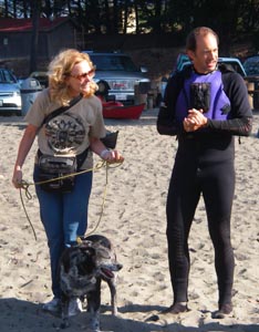 Pam, John and Sasha